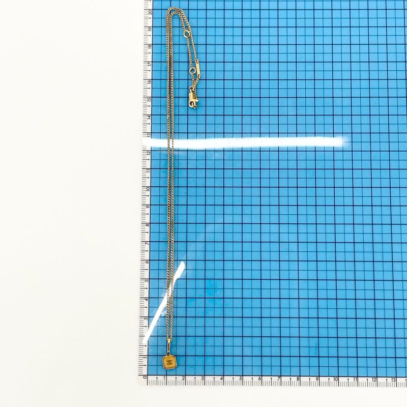 Celine Separable Triomphe Plate Necklace Box 24-1406