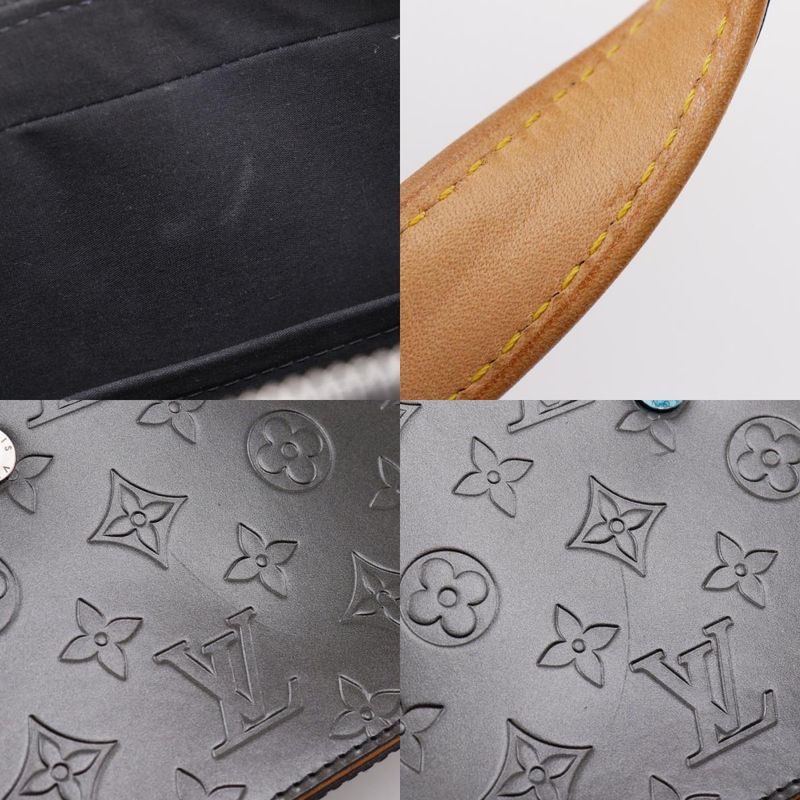 Louis Vuitton Shelton M55172 Monogram Matte Noir Black Th1023 Ladies Handbag