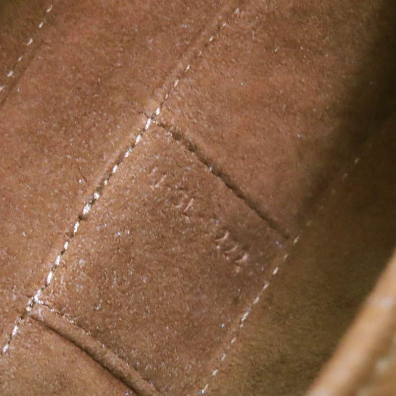 Celine 198613 Oval Minaudiere Cuir Triomphe Smooth Calfskin Leather Handbag Tan