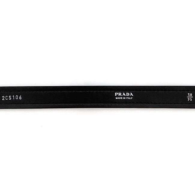 Prada Belt Ec22932 Black NERO 2cs106 97cm (38.19in)
