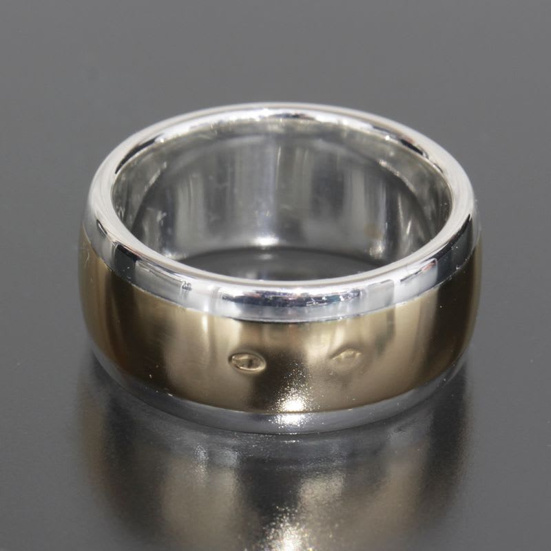 Hermes H Logo Ring No 8 18K SV 925 Special Price Inner Box E1736