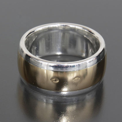 Hermes H Logo Ring No 8 18K SV 925 Special Price Inner Box E1736