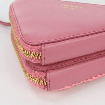 Prada Crochet Mini Pouch Pr88074 Shoulder Bag Raffia Crochet Mini Pouch Women