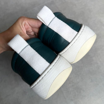 Bottega Veneta Maxi Intrecciato Sneakers Slip-on Leather Men 44 29cm (11.42in)