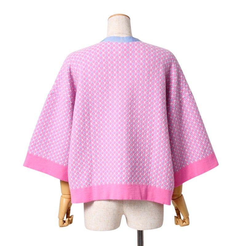 Chanel Cardigan Size 34 P47 CC Logo Coco Mark Buttons Knitted All Cashmere