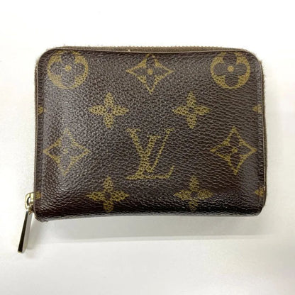 Louis Vuitton Monogram Zippy Coin Purse Zippy Wallet Round Zip Compact Wallet