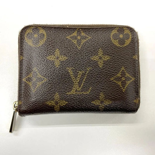Louis Vuitton Monogram Zippy Coin Purse Zippy Wallet Round Zip Compact Wallet