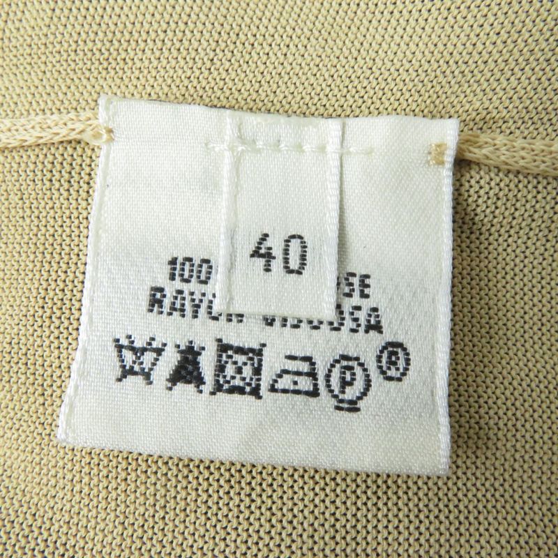 Hermes Belt Design With Buckle Buttons Long Sleeves V-neck Cardigan Beige