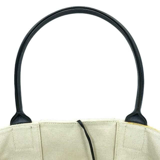 Bottega Veneta Arco Tote Handbag Intrecciato Handbag Canvas Leather White Black