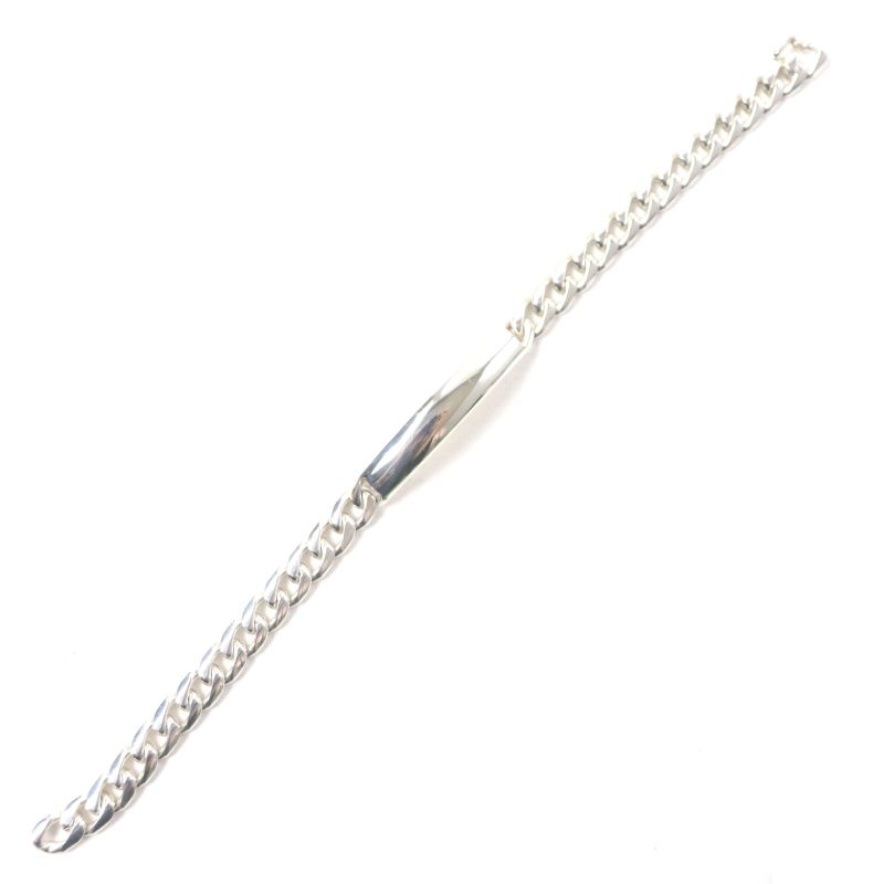  Tiffany & Co Vintage Kihei ID 80S Chain Bracelet Sv925 Silver Made In Italy