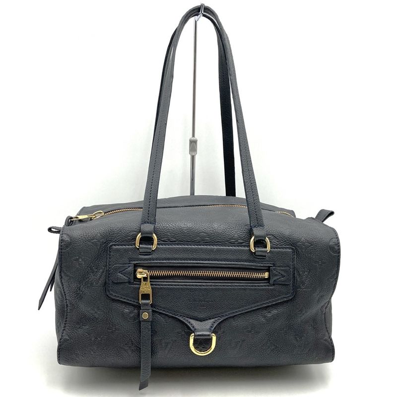 Louis Vuitton Anspire M93415 Shoulder Bag Monogram Empreinte Navy Women