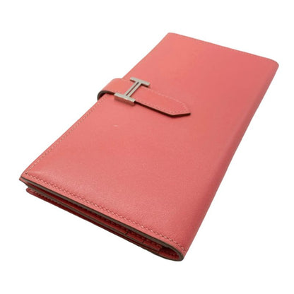 11135 Hermes Bearn Soufflé R Engraved Bi-Fold Long Wallet