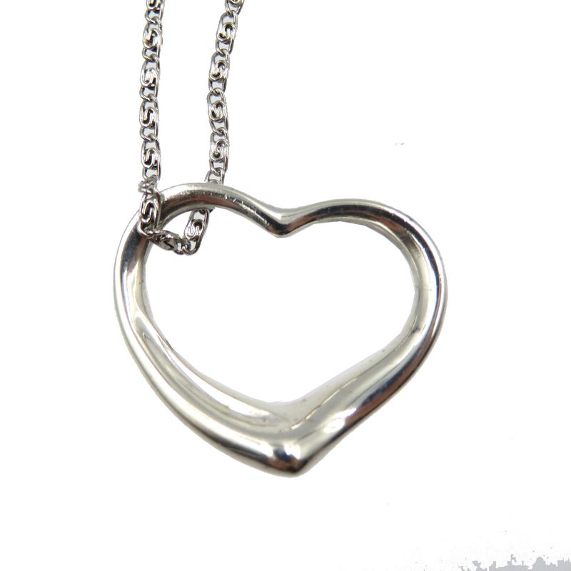 Tiffany & Co Open Heart 925 Silver Necklace 0133 Tiffany & Co