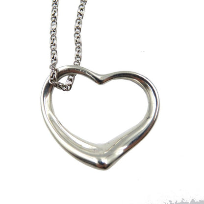 Tiffany & Co Open Heart 925 Silver Necklace 0133 Tiffany & Co
