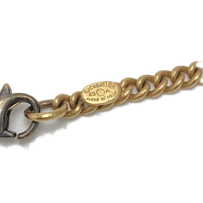 Chanel Cocomark Vintage Necklace GP Pendant with Box