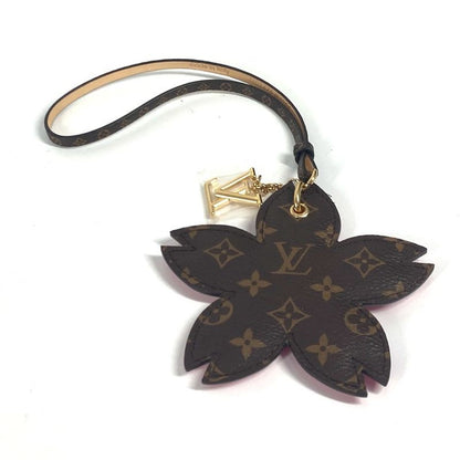 Louis Vuitton Bag Charm Cherry Blossom M02475 Monogram Canvas Brown