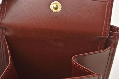 Cartier Fold Wallet Vintage Cartier Men's Wallet Must De Cartier Bordeaux