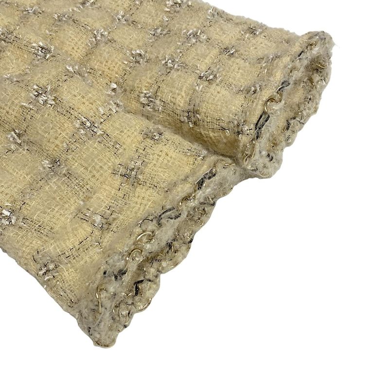 Chanel Jacket Size 36 S Women - P41853 Ivory X Black X White Wool