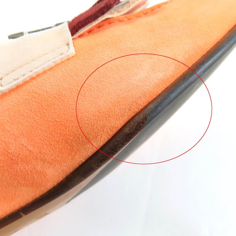 Hermes 181071z Royale Hhardware Attached Tassel Almond Toe Suede Leather Loafer