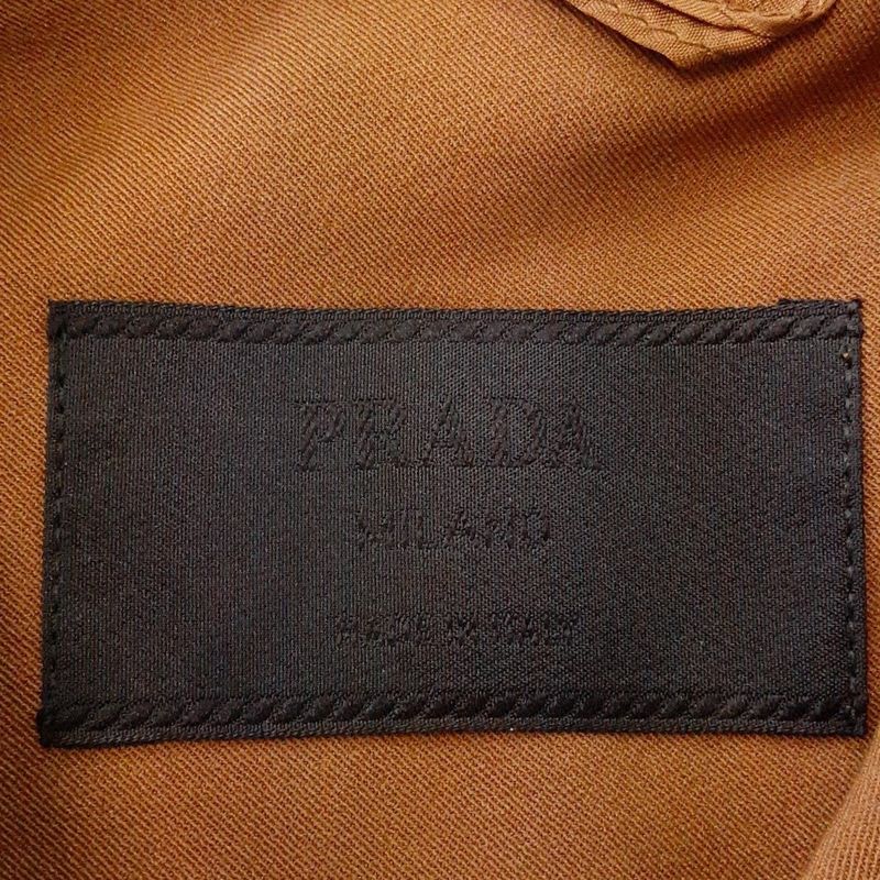 Prada Coat Size 42 M Women - Brown Long Sleeves/shoulder Pads/spring/fall