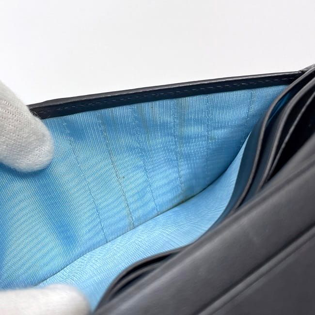 Bulgari Bifold Long Wallet Black Bvlgari Bulgari Excellent Condition Billfold