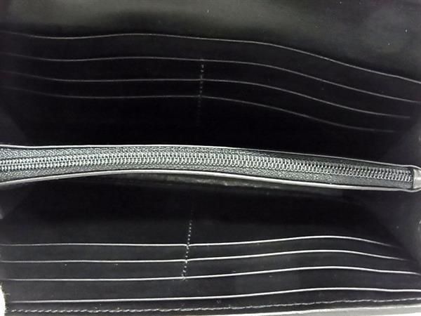 Gucci 277718 2149 Stirrup Suede And Leather Bifold Long Wallet