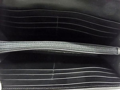 Gucci 277718 2149 Stirrup Suede And Leather Bifold Long Wallet