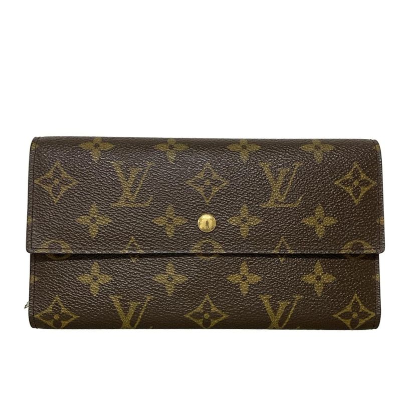 Louis Vuitton Monogram Porte Trésor International Long Wallet M61215