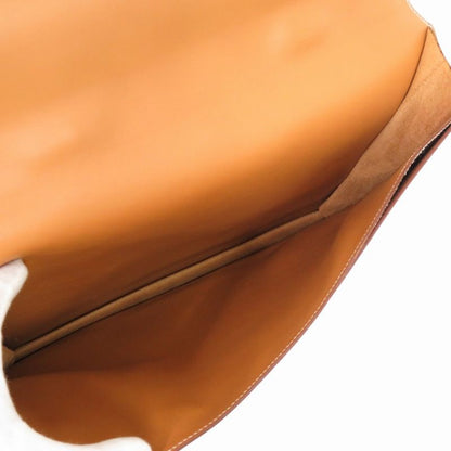 Hermes Danube 38 Chamonix Natural Briefcase 0V Piano Vintage Business Bag