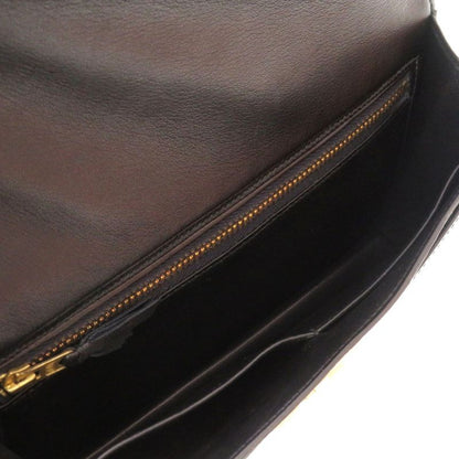 Hermes Ettrivert Box Calf Black Gold Hardware 00Q Engraved Vintage Clutch Bag