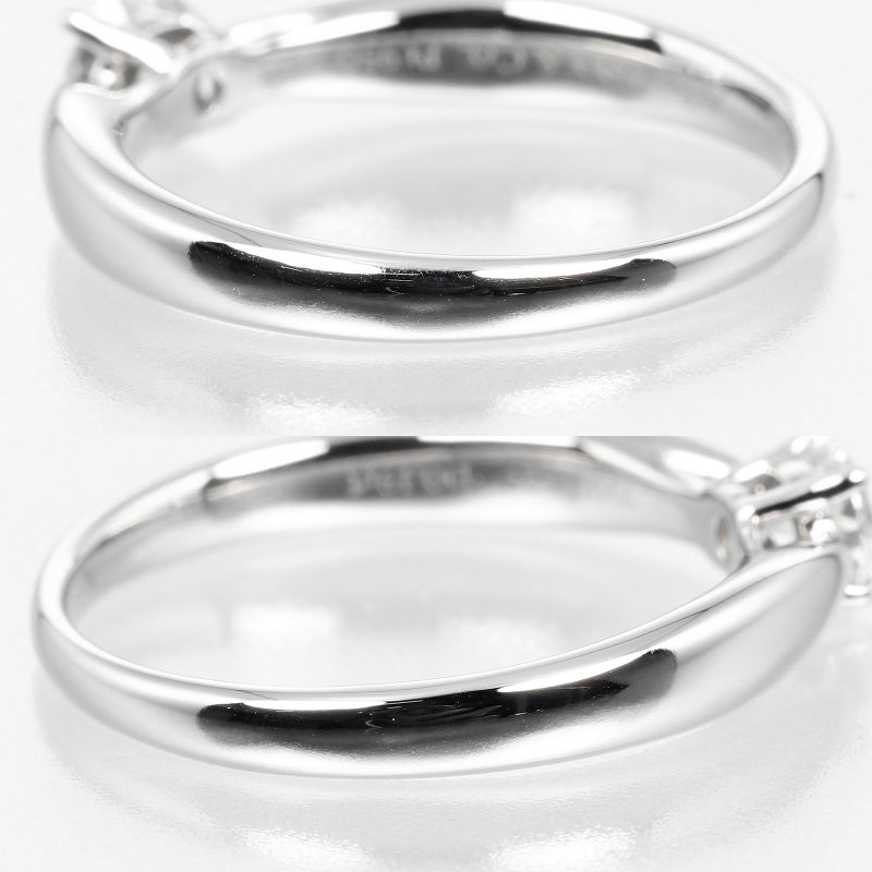 Tiffany & Co Harmony Solitaire 0.19ct Vs2/h/3ex Pt950platinum × Diamond #6.5