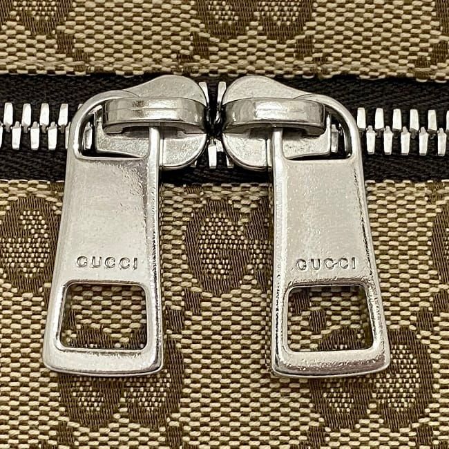 Gucci Body Bag Beige Brown GG Canvas 630915 Excellent Condition
