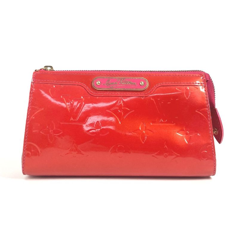 Louis Vuitton Trousse Cosmetic Pouch M93647 Monogram Vernis Rose Pop Pink