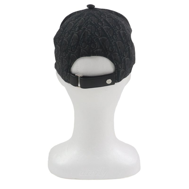 DIOR Homme 933c902h4835 Oblique Leather Use Hat Baseball Cap Dark Gray L Made