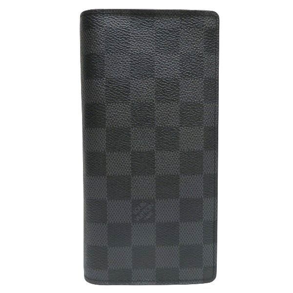 Louis Vuitton Damier Graphite Portefeuille Blazer N62665 Long Wallet Bifold