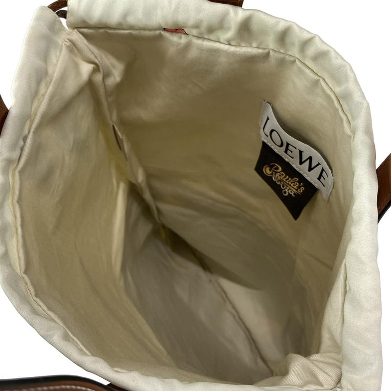 Loewe Tote Bag - Ivory X Dark Navy X Multi Paula's Ibiza / Bird / 2-way /