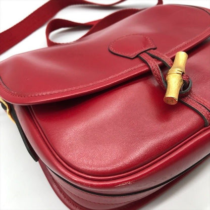 Hermes Vintage Box Calf Shoulder Bag Red