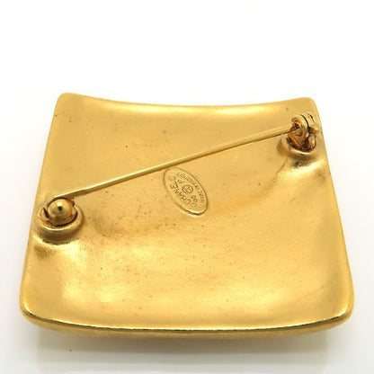 Chanel Brooch 96P Coco Mark Diamond Square Vintage GP A06627 1996 With Box Etc
