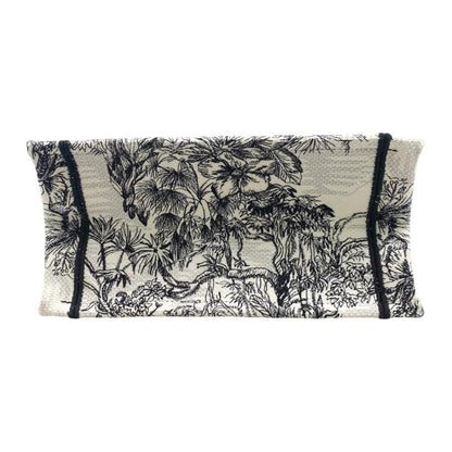 Christian Dior Handbag Book Tote Small M1265zeup Flower Animal Embroidery