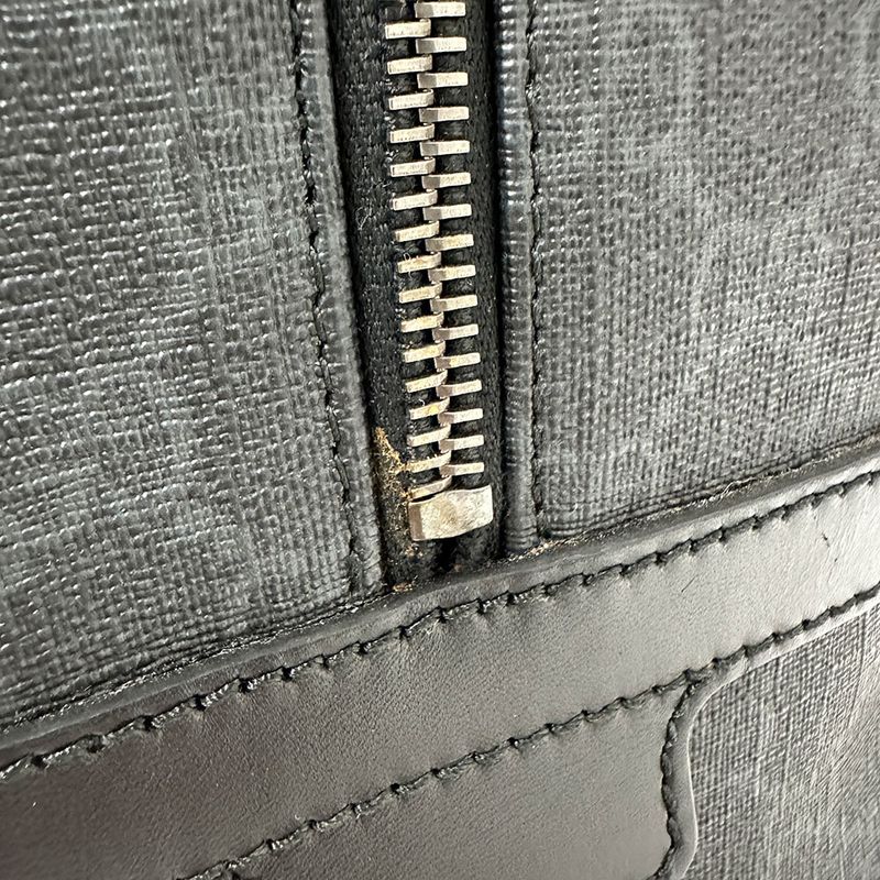 Gucci Bag Men's Brand GG Supreme Boston Bag GG Supreme Canvas Black 322066