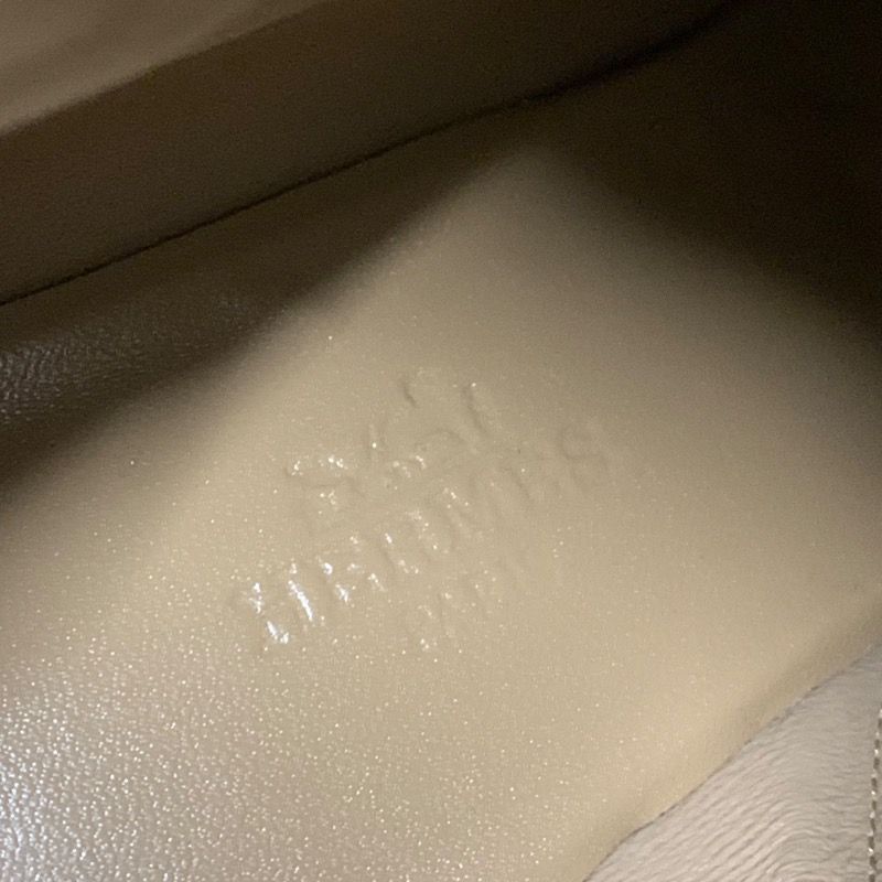 Hermes Saint Germain Boots Short Boots Shoes Kelly Hardware Suede Red Silver