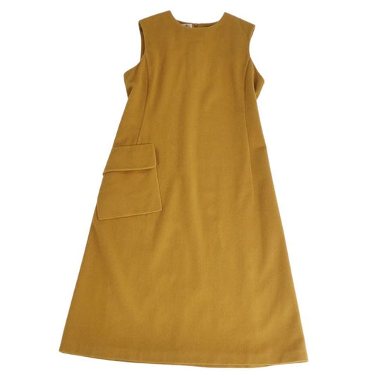 Vintage Hermes Dress Sleeveless Cashmere
