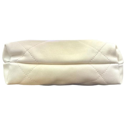 Chanel22 Mini Chanel 22 Mini As3980 Ecru & Gold Shoulder Bag 2way Gold Hardware