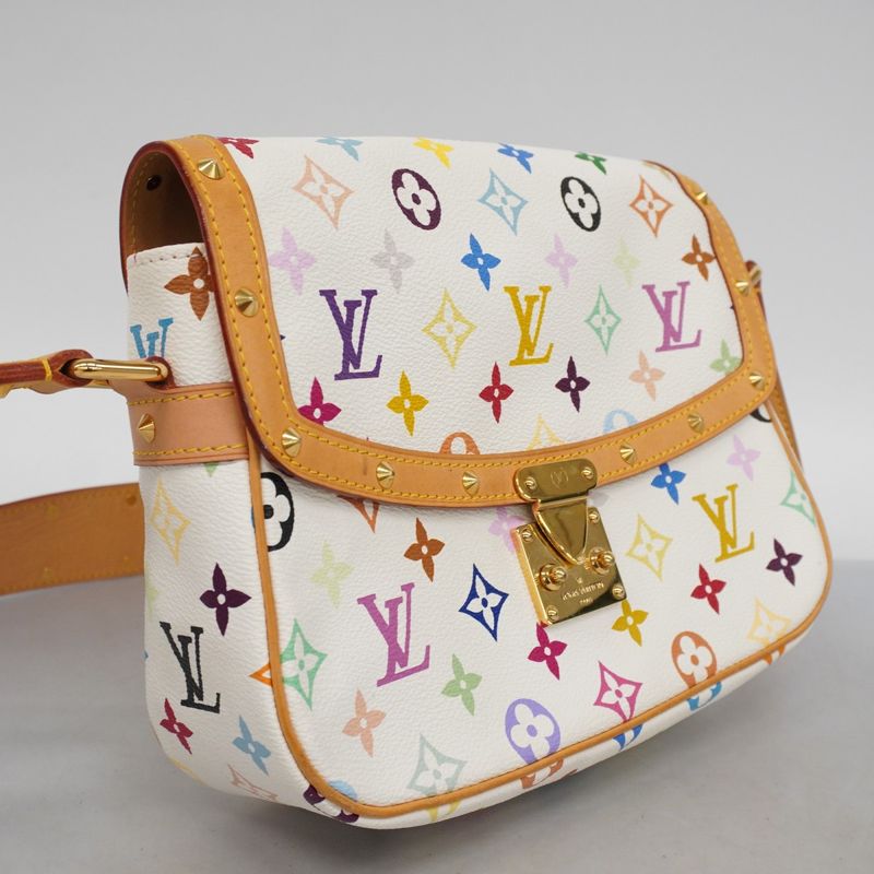 Louis Vuitton Shoulder Bag Monogram Multicolor Sologne M92661 Bronze Ladies