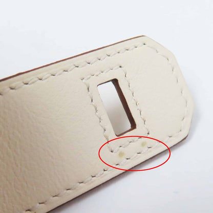 Hermes Kelly Twist PM Rose Gold Hardware Bracelet Swift Nata T2 B Engraved Box