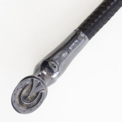 Hermes Whip Horseshoe Leather And Metal Brown _ Miscellaneous