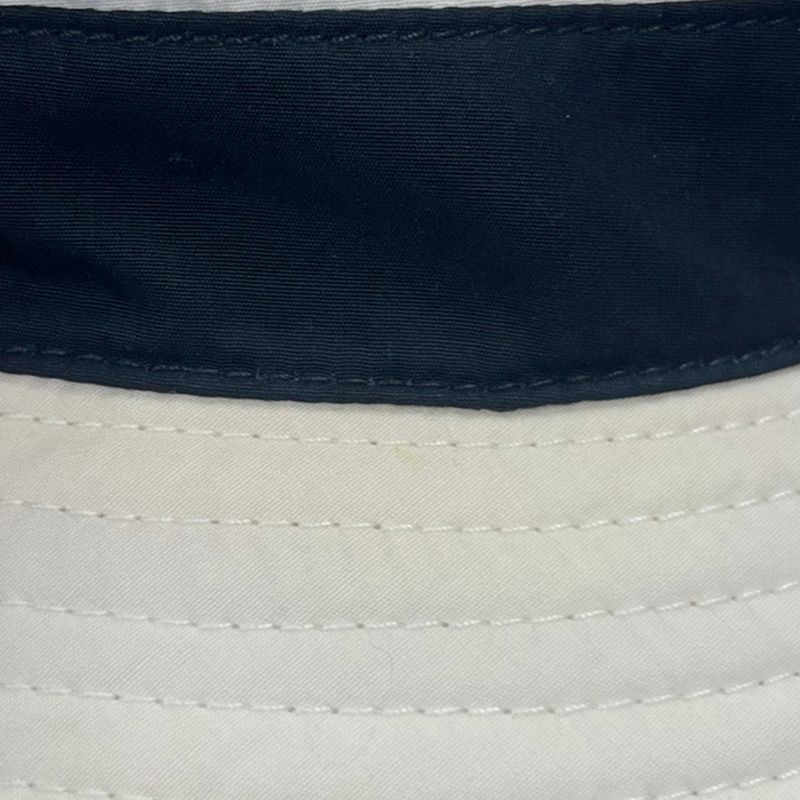 Hermes Cotton Linen Hat Black and White 57