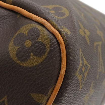 Louis Vuitton Boston Bag Speedy 35 Monogram Canvas Monogram Gold Hardware Brown