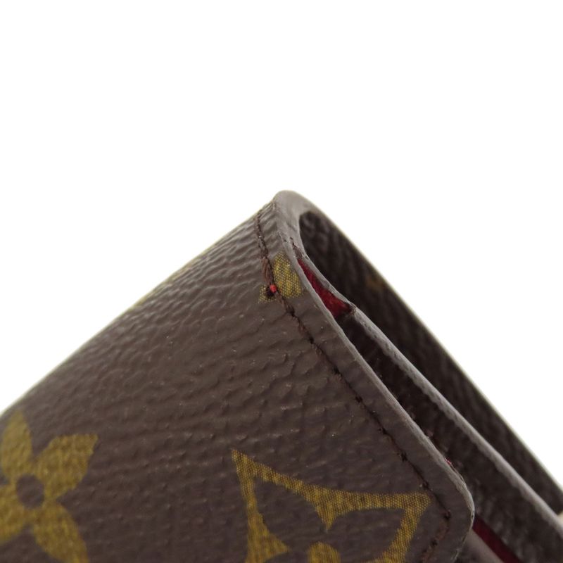 Louis Vuitton M93802 Porte Feuille Marie Card Case Monogram Canvas Women
