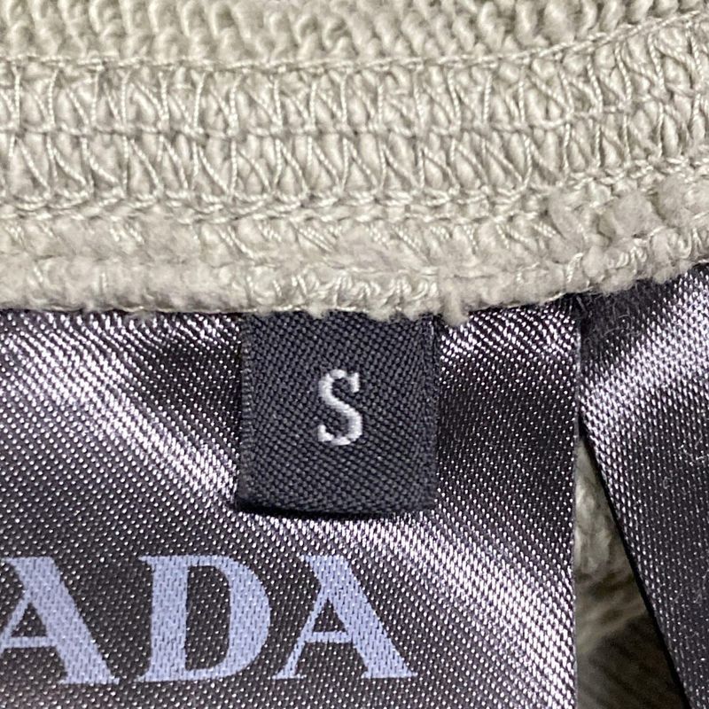 Prada Trainers Size S - Ujl69b Light Green And White Damaged / Sweatshirt / 24